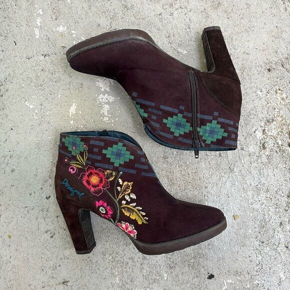 Desigual Boho ankle boots - Picture 1 of 7